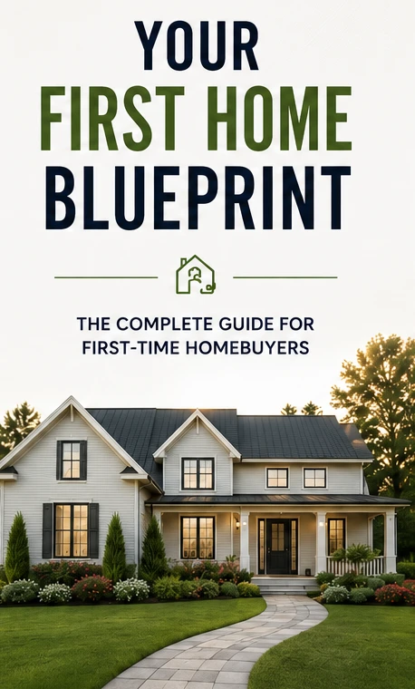 First Home Blueprint cover with a house and fully visible title